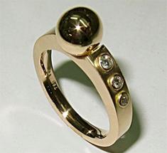 Modern Folded Pearl Ring Making